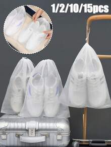 1~50件装鞋袋衣柜收纳袋无纺布旅行袋套装鞋子收纳鞋整理袋鞋袋鞋盒抽绳袋运动鞋健身鞋拖鞋跑步鞋旅行收纳抽绳鞋袋鞋套便携式防尘男女通用打包袋旅行必备度假必备 - 彩色 - 查看 1