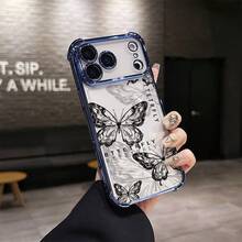 Funda de Teléfono Electrochapada con Airbag de Cuatro Esquinas, Adecuada para iPhone17 aire/16E, 14/15/16plus, 17/16/15/14/13/12/11Pro/ProMax, para SamsunggalaxiaA03/A03core/A03S/A04/A04E/A05/A05S/A06/A12/A13/A15/A16/A24/A25/A32/A34/A35/A54/A55, Note10/Note10plus/Note20/Note20Ultra, S20/S20FE/S20PLUS/S20Ultra/S21/S21FE/S21PLUS/S21Ultra/S22/S22PLUS/S22Ultra/S23/S23FE/S23PLUS/S23Ultra/S24/S24FE/S24PLUS/S24UltraFunda para teléfono, funda suave de TPU, se siente bien al sostener, personalidad simple, adecuada tanto para hombres como para mujeres, borde anti-caída en las cuatro esquinas, marco electrochapado, disponible en múltiples colores. - morado oscuro - Ver 8