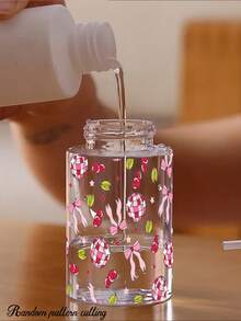 Botella de bomba transparente con tema de cereza, botella de bomba con lazo de discoteca de cereza, botella desmaquillante, 120ml/200ml/150ml/200ml/300ml - Envase cosmético de plástico sin fragancia y de tamaño de viaje, adecuado para desmaquillante, esmalte de uñas y productos para el cuidado de la piel. Perfecto para mamás, papás, novias, viajes familiares, vacaciones, regalos del Día de San Valentín y regalos del Día de la Madre. - Multicolor - Ver 2