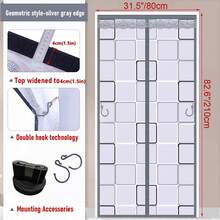 حزام باب عزل مغناطيسي، يمنع دخول الهواء البارد/الساخن، مصنوع من EVA، مناسب للغرف المكيفة والمدفأة بالهواء، مطابخ المنزل