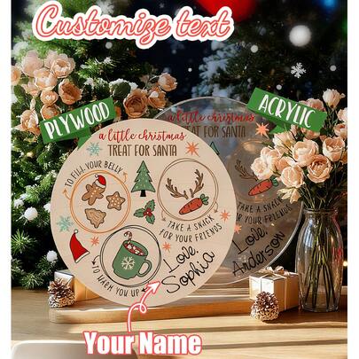 1 cái Khay đựng phô mai Giáng sinh tùy chỉnh, Khay đựng phô mai có tên, Đĩa phô mai bằng gỗ, 15,5*15,5cm, Khay đựng phô mai Giáng sinh có tên tùy chỉnh, Khay đựng phô mai, Khay đựng bánh quy, Lý tưởng cho Giáng sinh, Quà tặng cho gia đình, bạn gái, bạn trai, bạn bè, trẻ em, Quà tặng cho anh ấy, Quà tặng cho cô ấy