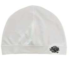 1pc Solid Color Casual Nylon Knit Printed Beanie Hat, Outdoor Sports Windproof Warm Streetwear, Autumn/Winter - Syna - View 6