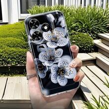 Funda de teléfono Suying Blooming adecuada para Transsion Hot10 Hot10s Hot12 Hot12Play Hot20 Hot20Play Hot20i Hot20S Hot30Play Hot30i Hot40 40Pro Note30 Note305G Note30Pro4G Pop7 Pop7Pro SparkGo2023, funda de teléfono de TPU a prueba de golpes con cobertura completa, funda protectora suave y simple a prueba de golpes - Colores mixtos - Ver 2