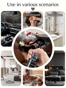 5.07 Fl Oz/150ml Premium Fragrance Mist, Suitable For Clothes, Home And Car, Powerful Air Freshener, Diffuser, Fragrance Spray, Natural Scent Diffusion, Odor Eliminator, Air Purifier, Mood Enhancer, Creates Romantic Ambiance, Vanilla, Bubblegum, Cherry, Coconut, Lavender Scents, Applicable For Home Decor, Car, Living Room, Bedroom, Bathroom, Study, School, Wedding And More Occasions. - Upgrade - View 9