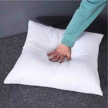 Christmas 1pc/2pcs/4pcs High Quality Renewable Fiber Flocked Soft Washable Refillable 3D Filled Throw Pillow Insert, Suitable For Sofa, Living Room, Bedroom, Party Home Decor New Year Gift - White - View 19