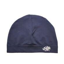 1pc Solid Color Casual Nylon Knit Printed Beanie Hat, Outdoor Sports Windproof Warm Streetwear, Autumn/Winter - Syna - View 9