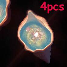 1 szt./4 szt. Zapachowe świece sojowe - świece w kształcie muszli z olejkami eterycznymi, domowe świece zapachowe, urodziny, Święto Dziękczynienia, prezenty na Dzień Matki dla kobiet, łagodzenie stresu, akcesoria do świec są losowe, wystrój pokoju, prezenty - Wielokolorowe - Zobacz 19