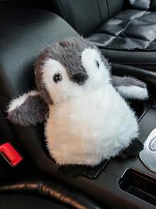 21CM 可爱企鹅毛绒玩偶填充动物玩偶小尺寸安抚、家居装饰、节日礼物、生日礼物、送给家人和朋友、圣诞节礼物生日礼物可爱动物玩偶公司活动纪念品爪机玩偶圣诞节节日礼物