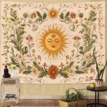 Tapestry Boho Sun Tapestry Bohemian Tapestry For Bedroom Vibrant Tapestries Wall Hanging Bedroom Living Room Wall Art And Home Decor Tapestry For Bedroom Wall Tapestry - B-1 - 查看 1