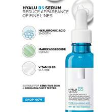 La Roche Posa Hyalu B5 Serum Facial de Acido Hialuronico con Vitamina B5 Puro. Suero Concentrado Antiarrugas, 30 ml - Azul Cadete - Ver 7