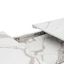 Dining Tables - White+Black + MDF+Metal-1 - View 5