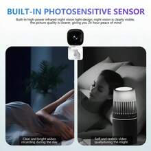2.4GHz WiFi Wireless Indoor Security Camera, Suitable For Home/Pet Monitoring, Dual-Way Video, Baby/Pet Camera With Smartphone App, Continuous Recording, Nanny Cam For Bedroom, Wireless Home Surveillance System With AI Motion Detection, Two-Way Audio, Night Vision, Alarm, Compatible With Alexa - Multicolor - View 3