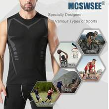 Men Sports Bodysuits & Jumpsuits - 黑色,白色,灰色 - 查看 9