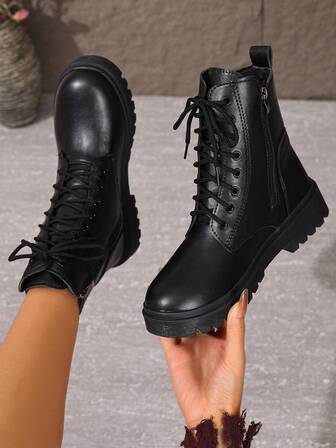 Women's Fashion Motorcycle Boots, Short Boots Or Bike Boots, Comfortable Outdoor Activity Short Boots