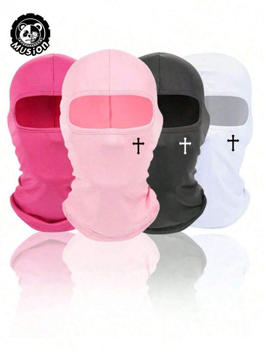 1pcUnisex Balaclava Ski Mask, Windproof Face Cover For Cycling, Skiing, Outdoor Activities, Daily Use - Nhiều màu - Xem 1