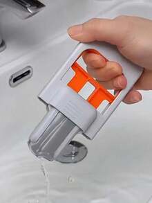 Mini Foldable Desktop Mop, Portable Self-Wringing Sponge Mop, Mini Sponge Mop, Multi-Functional Mini Mop - Retractable,Wet & Dry Use, Suitable For Kitchen, Living Room, Bathroom, Car Glass - Plastic Material, Ideal For Home Cleaning, Kitchen Cleaning Tool|Compact Design|Durable Plastic - Multicolor - View 2