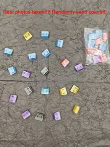 10/1 Set Of Mixed Color Pants Leg Tightening Clips, Including Multi-Color Styles, Using Invisible Design, Clamped Inside The Pants Without Exposing, Effectively Preventing The Pants Legs From Dragging The Ground, Easy To Operate Without Needle And Thread, Suitable For Various Pants Types Such As Jeans, Casual Pants, Hair Accessories, Pants, Christmas Decorations, Home Decor, Travel Essentials, Bottom, Bra Clip, Home