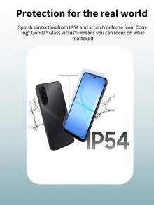 Samsung Galaxy A17 6.7英寸 Super AMOLED 双卡双待解锁智能手机，配备5000万像素OIS三摄后置摄像头和1300万像素前置摄像头，90Hz刷新率屏幕，5000mAh电池，最高可扩展至2TB存储，支持NFC和快速充电，时尚纤薄设计，搭载Android操作系统。 - 黑色 - 查看 2