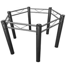 Hexagonal Dining Table Base For Dining Room, Kitchen, And Gourmet Area. Suitable For Stone, Wood, And Glass Tabletops. - Nứt - Xem 5