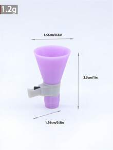 1pc/3pcs 1:12 Dollhouse Decor Accessories - Miniature Handheld Megaphone, Realistic Small Speaker, Dollhouse Miniature Model, OB11 Scene Micro Speaker, Realistic Toy Model, Micro Scene Decor Prop, Yellow/Purple/Blue