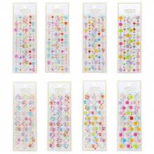 قطعة واحدة من ملصقات أساور الأحجار الكريمة البلورية الملونة الجميلة ثلاثية الأبعاد، مصنوعة من مادة الأكريليك، ملصقات أحجار كريمة أميرية، ملصقات زخرفية DIY، ملصقات قلب إبداعية ملونة، مناسبة للاستخدام في الأشغال اليدوية والديكورات DIY، أزياء الرقص، تنكرات، ديكورات الحفلات، وسيناريوهات أخرى. الأنماط مناسبة للاستخدام في المنازل وخلال المناسبات الخاصة. - متعدد الألوان - مشاهدة 4