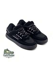 Men's Athletic Skate Sneaker Coil New Release - Black - View 2