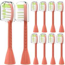Compatible  One Series Sonicare Electric Toothbrush Replacement Brush Heads, 10 Pack (Miami Coral, Medium){Inchcolor_nameinch:InchMiamiCoralinch,Inchsize_nameinch:Inch1Count(Packof10)Inch} - 邁阿密珊瑚 - 查看 1