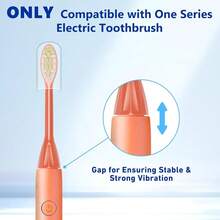 Compatible  One Series Sonicare Electric Toothbrush Replacement Brush Heads, 10 Pack (Miami Coral, Medium){Inchcolor_nameinch:InchMiamiCoralinch,Inchsize_nameinch:Inch1Count(Packof10)Inch} - 邁阿密珊瑚 - 查看 5