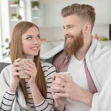 Spell - Geometric Pattern (Pink) Soft Flannel Fleece Throw Blanket For Couch - Lightweight,Large Size,Reversible Plush Blankets For Bed,Sofa,Camping,All Seasons Halloween Christmas Gifts - trắng - Xem 3