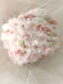 1 Roll Green Yarn Tricot Wool Blends Diy Hand Knitting Features Hand Mixed Plush Yarn Wool Ball Crochet Woven Hairpin Sweater