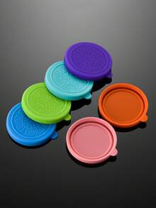 6pcs Salad Dressing Containers, Stainless Steel Mini Sauce Cups With Leak-Proof Silicone Lids, Stainless Steel Dipping Dishes With Leak-Proof Silicone Lids, Portable Sealed Bowls For Lunch Box, Picnic And Travel - Multicolor - View 9