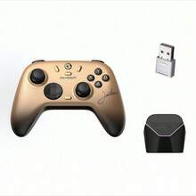 GAMESIR وحدة تحكم ألعاب متعددة المنصات N2 Lite مع تبديل ثلاثي الأوضاع للألعاب على الأجهزة المنزلية والكمبيوتر الشخصي والهواتف المحمولة، وأزرار ميكانيكية بدون زمن انتقال، وعصا تحكم بتأثير هول، ووقت استجابة عالي يبلغ 1000 هرتز.