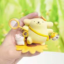 Miniso Hộp bí ẩn hình chú chó Pudding của Sanrio, thuộc bộ sưu tập theo mùa dành cho trẻ em, được làm từ chất liệu ABS bền chắc, màu sắc tươi sáng kết hợp các yếu tố theo mùa, thích hợp để trang trí văn phòng và phòng học, cũng thích hợp làm quà tặng ngày Valentine (Giao ngẫu nhiên 1 sản phẩm) - Nhiều màu - Xem 9