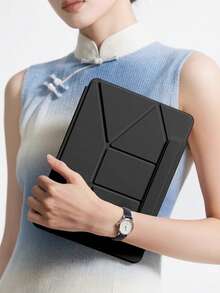 Smart Folio Cover Compatible With IPad A16 Case 11th 2025 Compatible With IPad Air 11 M3 M4 M5 Compatible With IPad Pro 13 12.9 4th 5th Gen Mini A17 Pro Magnetically Capa - Black - View 10