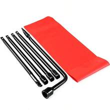 Spare Tire RackRed Hound Auto 98-11 Compatible with  Ranger Spare Lug Wrench Ext Tire Tool Replacement Kit with CaseSpare Tire Rack - Rojo - Ver 1