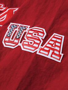 时尚男士卫衣，运动学院风，通勤舒适，长袖上衣