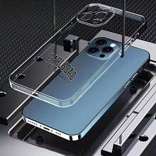 Carcasa transparente de teléfono móvil de moda Cubierta de teléfono transparente para iPhone con diseño de Carlsbad California en color gris claro ideal para uso diario y protección elegante Para teléfonos Galaxy de Apple - transparente - Ver 4