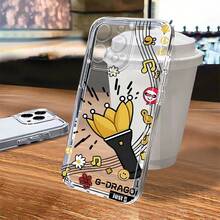 Funda de Teléfono Transparente con Música y Linterna para iPhone17/17Air/17Pro/17PromaxiPhone 16/16 Plus/16 Pro/16 Pro MaxiPhone 15/15 Plus/15 Pro/15 Pro MaxiPhone14/14Plus/14Pro/14Promax,iPhone13/13Pro/13Promax,iPhone12/12Pro/12 Pro Máx.iPhone11/11 Pro/11 Pro MaxiPhone7/8 másiPhonexr/xsmaxFunda Protectora Antigolpes, Modelo Popular - Colores mixtos - Ver 2