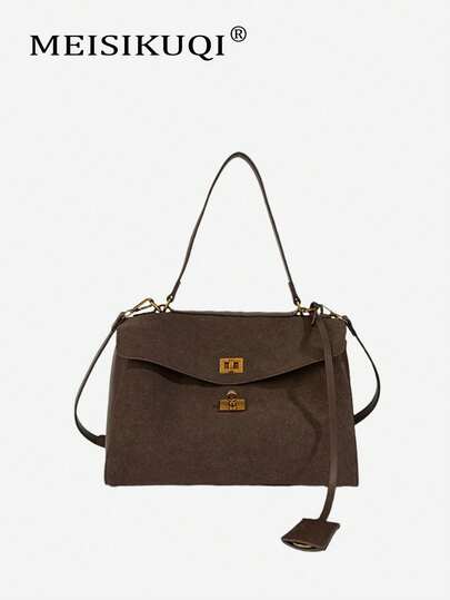 Neue Vintage Matt Shopper Tasche 2022, modische Schulter-/Umhängetasche mit großer Kapazität für Pendeln, Einkaufen, Hochwertig