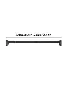 1 Piece, Adjustable Metal Pull Rod, Multi-Purpose Telescopic Rod, No Need To Punch Holes For Installation, Suitable For Shower Curtains, Hangers, Wardrobes, Bedroom Wardrobe Hangers, Multi-Function Balcony Hangers, Home Bathroom Accessories, Home Curtain Rods Home Bathroom Decor Fall Decor Back To School