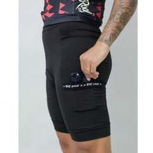 Men's Padded Cycling Shorts, Compression Shorts With Foam Padding, For Cyclists, Bikers, And MTB Riders. - màu đen - Xem 2