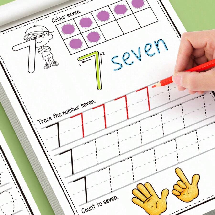 "Numbers Workbook 0-30: Comprehensive Number Tracing, Writing, Counting & Coloring Practice, Ideal For Early Math Skill Development & Numerical Literacy"