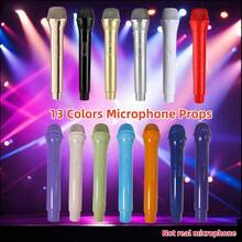 Đạo cụ micro giả, Đạo cụ micro giả mô phỏng, Đạo cụ micro giả bằng nhựa chân thực, Đạo cụ micro sân khấu vui nhộn để luyện tập giả, Quà tặng tiệc tùng, Đồ trang trí nhà cửa, Đạo cụ micro luyện nói cho Halloween, Giáng sinh, Hóa trang, Diễn thuyết, Tin tức, Sinh nhật, Tiệc âm nhạc, Karaoke, Hóa trang tại nhà (13 màu để lựa chọn) - Nhiều màu sắc có sẵn - Xem 1