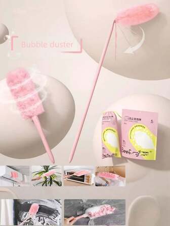 Praf electrostatic retractabil direct din fabrică, instrument de curățenie pentru uz casnic, cadou de Crăciun, Ziua Îndrăgostiților, Anul Nou pentru prieteni și familie