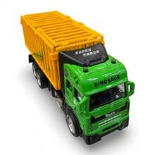 Friction-Powered Dinosaur Truck/Car – Jurassic Adventure To Collect And Have Fun With! - 綠色卡車 - 查看 1