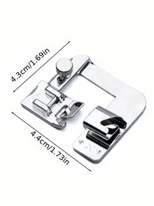 1 chân vịt cuốn mép bền chắc, chất liệu kim loại cứng cáp, phụ kiện máy may tương thích với máy may gia đình Brother, Singer và các hãng khác, dễ dàng lắp đặt. - Nhiều màu - Xem 5