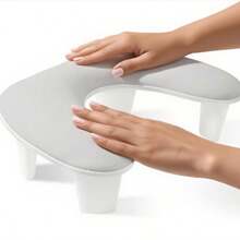 Apoio de Braço para Manicure Profissional - Apoio de Mão em Forma de U para Manicure, Apoio de Braço para Manicure em Couro Sintético Super Macio Grande para Técnicos de Unhas Acrílicas, Apoio de Mão para Manicure em Couro Sintético PU Super Macio Grande, Apoio de Braço para Manicure Profissional para Salão - Multicolorido - Visão 4
