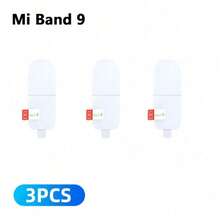 Compatible With Xiaomi Mi Band 10 9 Screen Protector 3pcs Hydrogel Film Anti-Scratch High Transparency Soft Film Flexible Cover Compatible With Xiaomi Mi Band 10 9 Smart Watch Full Screen Protection