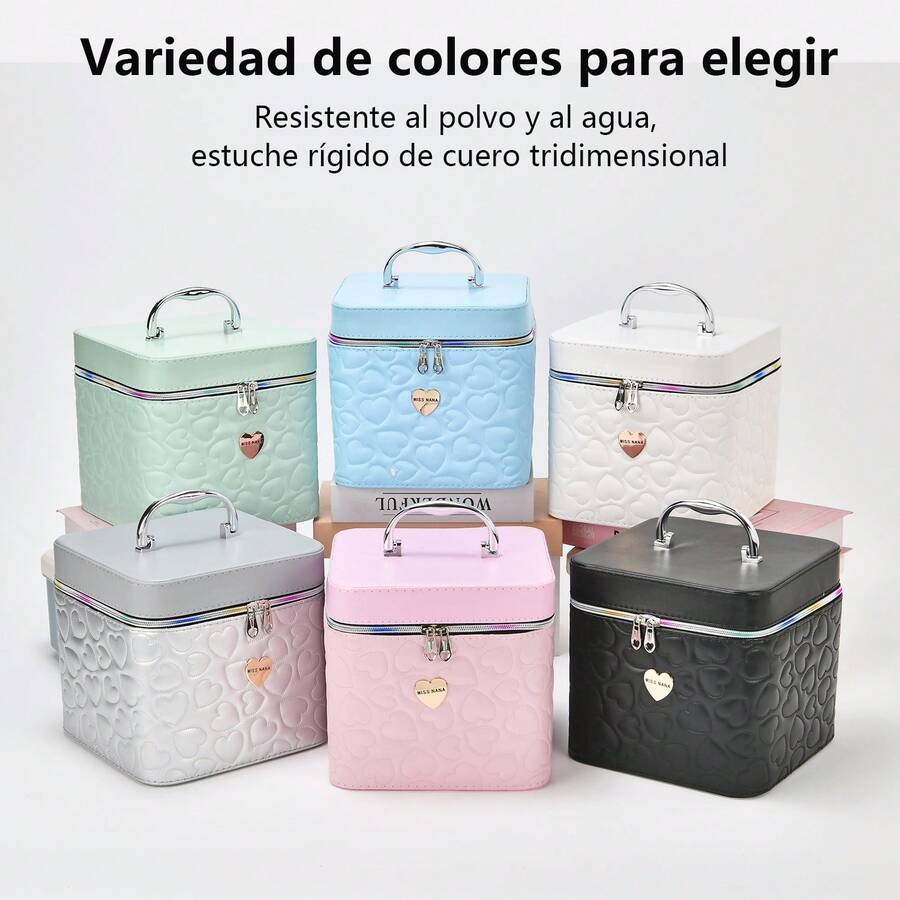 Conjunto de tres piezas cuadradas - Rosa Pálido - Ver 1