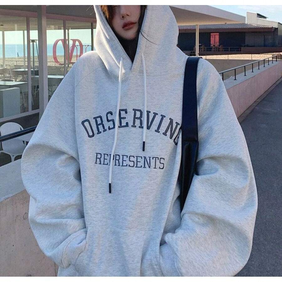 Women Outdoor Hoodies & Sweatshirts - Grey - View 1
